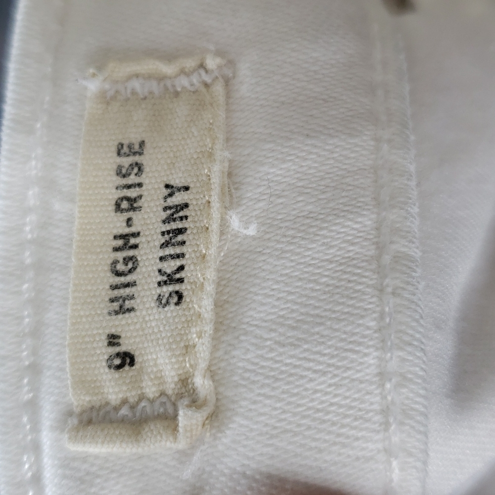Madewell White 9" skinny jeans - Picture 4 of 4
